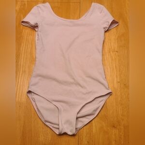 Girl's Danskin Pink Short Sleeve Leotard 10/12